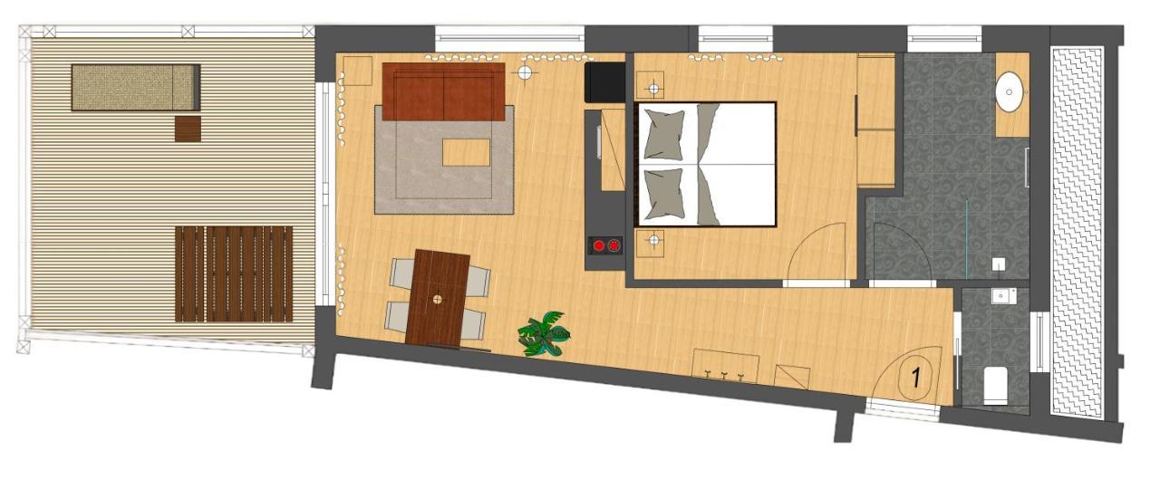 Kastelart - Karbon Aparthotel Castelrotto Luaran gambar